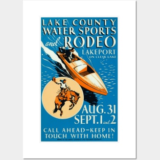 Lake County Water Sports and Rodeo Posters and Art